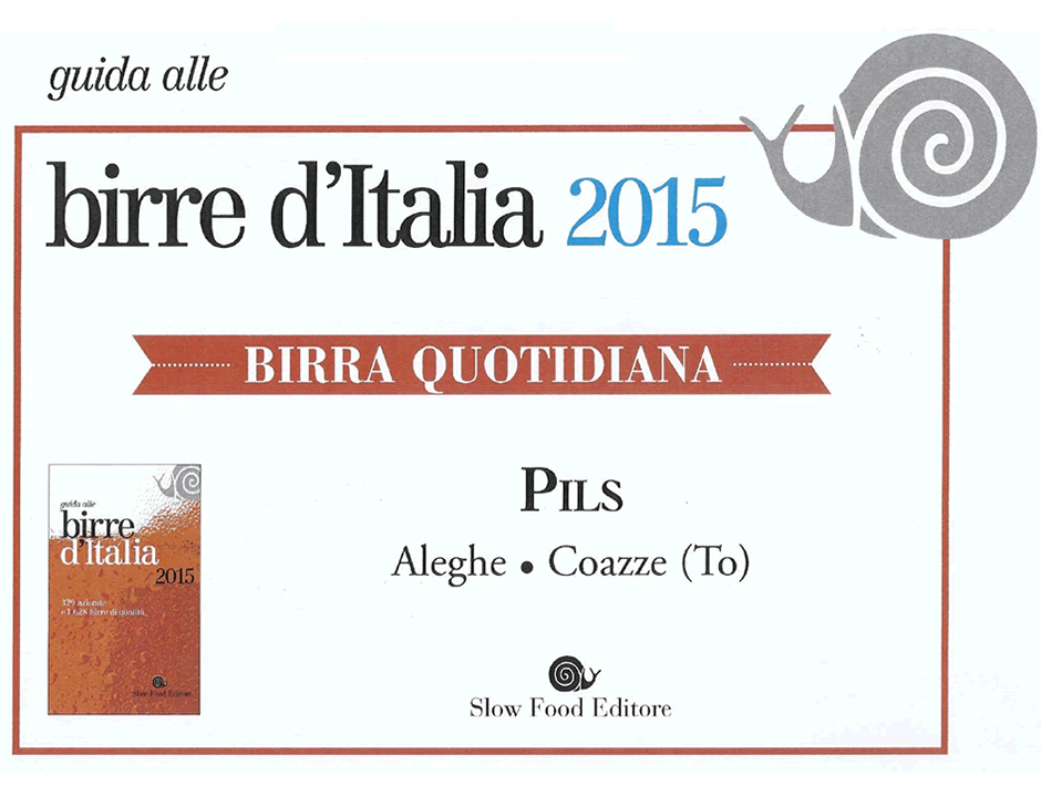 Birra d'Italia 2015<br />
Birra Quotidiana<br />
<br />
LA PILS